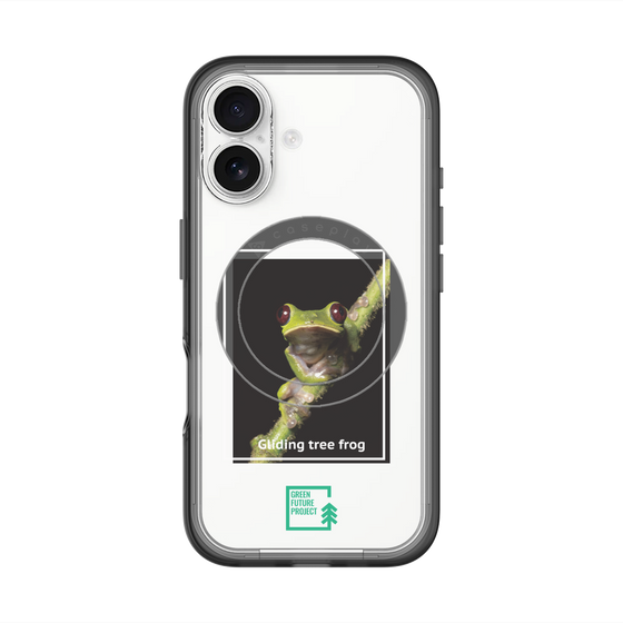 Slim Protection Premium Case with MagSafe［ Green Future Project - Gliding tree frog ］
