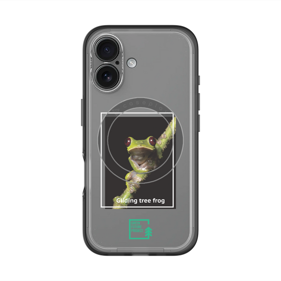 Slim Protection Premium Case with MagSafe［ Green Future Project - Gliding tree frog ］