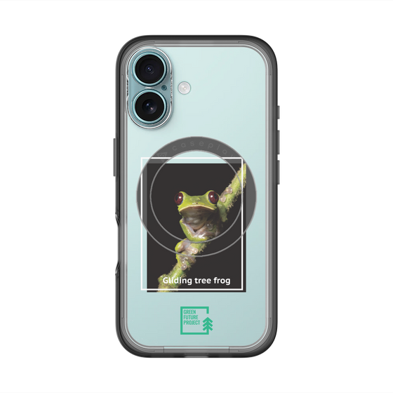 Slim Protection Premium Case with MagSafe［ Green Future Project - Gliding tree frog ］
