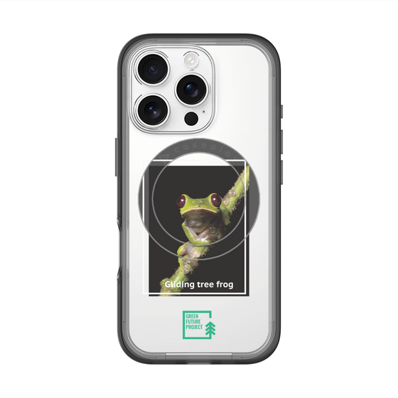 Slim Protection Premium Case with MagSafe［ Green Future Project - Gliding tree frog ］