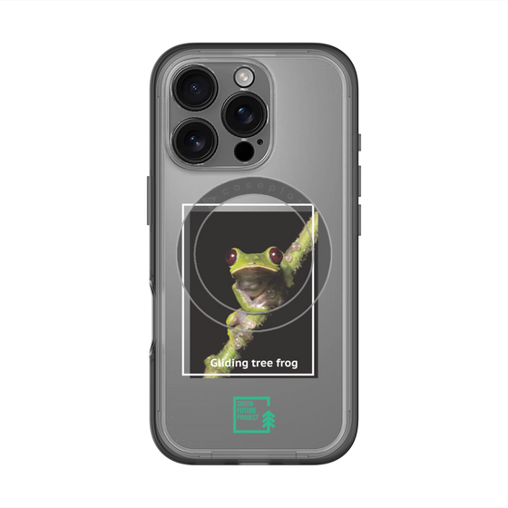 Slim Protection Premium Case with MagSafe［ Green Future Project - Gliding tree frog ］