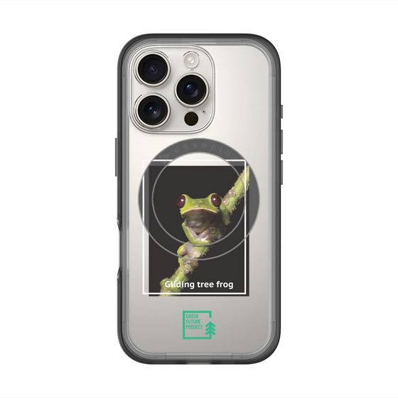 Slim Protection Premium Case with MagSafe［ Green Future Project - Gliding tree frog ］