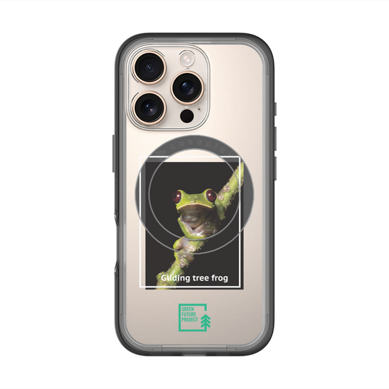 Slim Protection Premium Case with MagSafe［ Green Future Project - Gliding tree frog ］