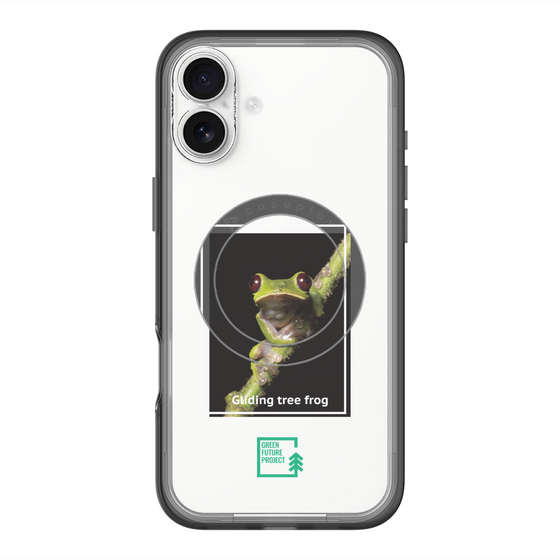 Slim Protection Premium Case with MagSafe［ Green Future Project - Gliding tree frog ］