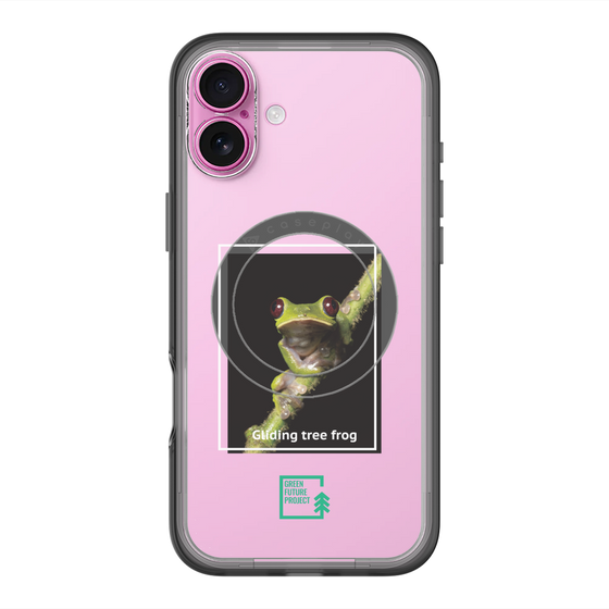 Slim Protection Premium Case with MagSafe［ Green Future Project - Gliding tree frog ］