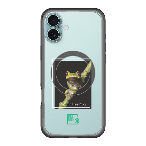 Slim Protection Premium Case with MagSafe［ Green Future Project - Gliding tree frog ］