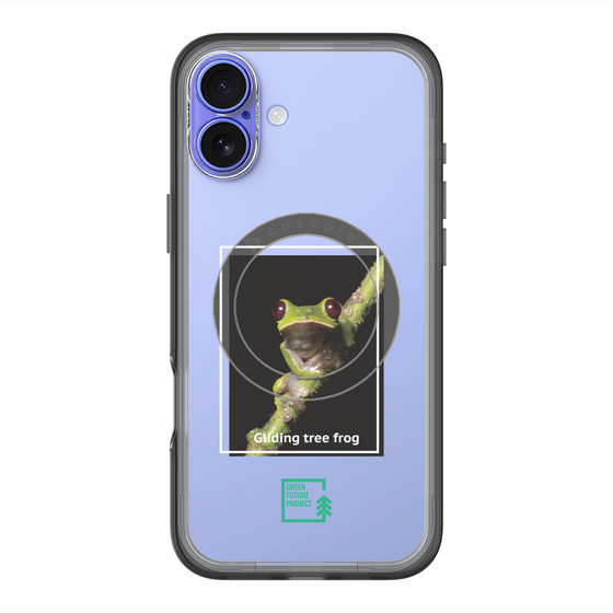 Slim Protection Premium Case with MagSafe［ Green Future Project - Gliding tree frog ］