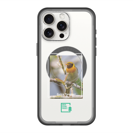 Slim Protection Premium Case with MagSafe［ Green Future Project - Guira Tanager ］