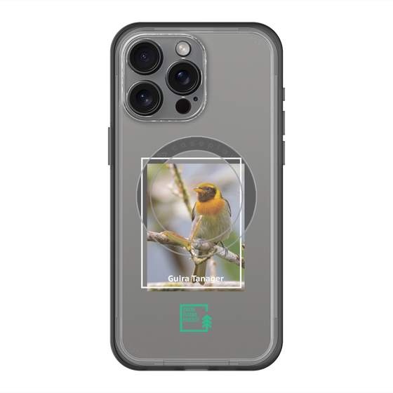 Slim Protection Premium Case with MagSafe［ Green Future Project - Guira Tanager ］