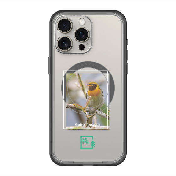 Slim Protection Premium Case with MagSafe［ Green Future Project - Guira Tanager ］
