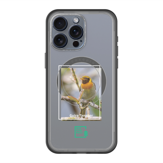 Slim Protection Premium Case with MagSafe［ Green Future Project - Guira Tanager ］
