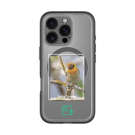 Slim Protection Premium Case with MagSafe［ Green Future Project - Guira Tanager ］