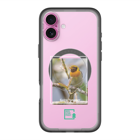 Slim Protection Premium Case with MagSafe［ Green Future Project - Guira Tanager ］