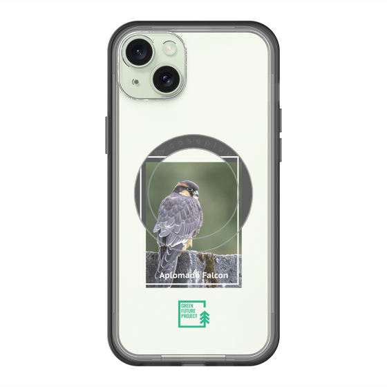Slim Protection Premium Case with MagSafe［ Green Future Project - Aplomado Falcon ］