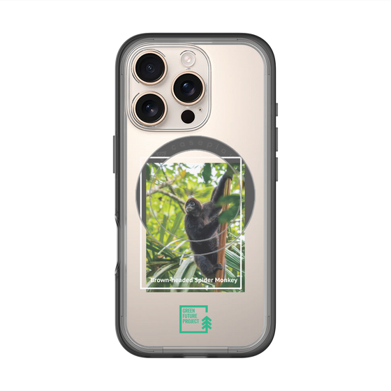 Slim Protection Premium Case with MagSafe［ Green Future Project - Brown-headed Spider Monkey ］