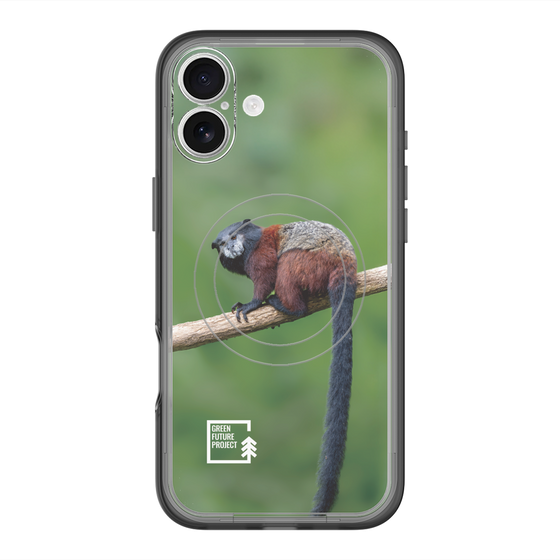 Slim Protection Premium Case with MagSafe［ Green Future Project - Saddle-backTamarin ］