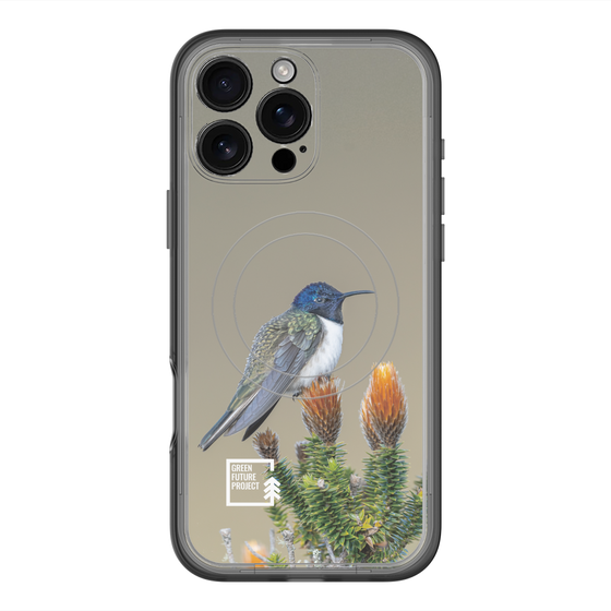 Slim Protection Premium Case with MagSafe［ Green Future Project - Ecuadorian Hillstar ］