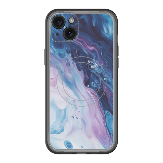 Slim Protection Premium Case with MagSafe［ Color Rain - Original - Twilight Ink ］