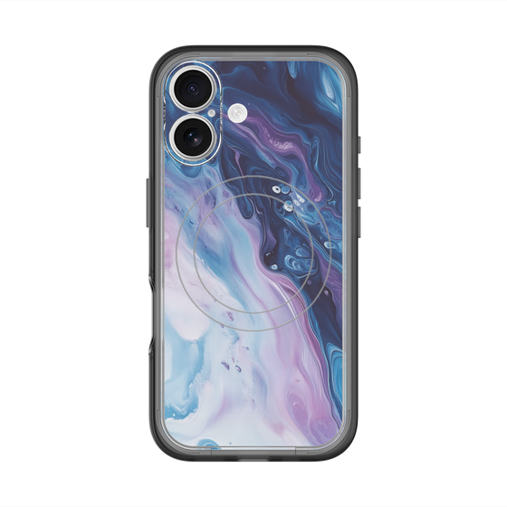 Slim Protection Premium Case with MagSafe［ Color Rain - Original - Twilight Ink ］