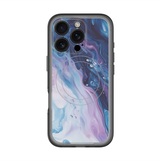 Slim Protection Premium Case with MagSafe［ Color Rain - Original - Twilight Ink ］