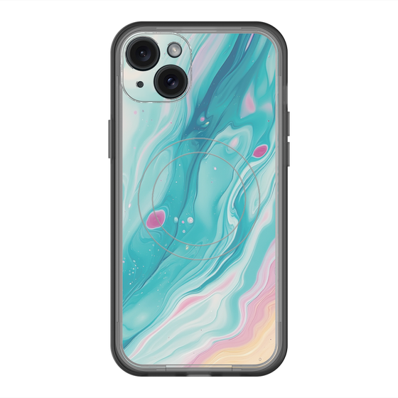Slim Protection Premium Case with MagSafe［ Color Rain - Original - Serene Wave ］