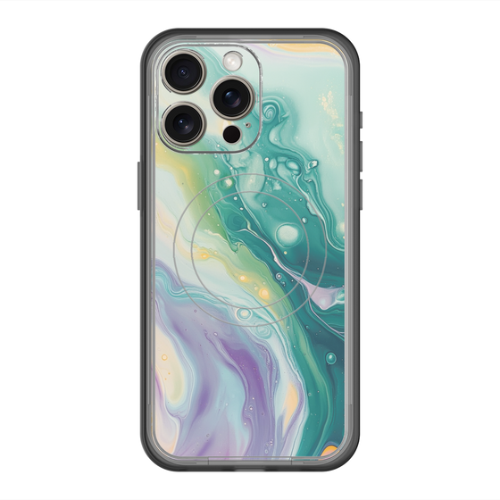 Slim Protection Premium Case with MagSafe［ Color Rain - Original - Dusky Forest ］