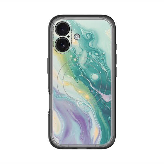 Slim Protection Premium Case with MagSafe［ Color Rain - Original - Dusky Forest ］