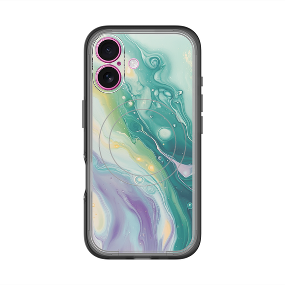 Slim Protection Premium Case with MagSafe［ Color Rain - Original - Dusky Forest ］