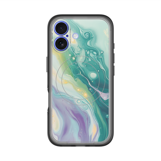 Slim Protection Premium Case with MagSafe［ Color Rain - Original - Dusky Forest ］