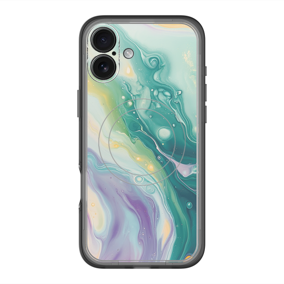 Slim Protection Premium Case with MagSafe［ Color Rain - Original - Dusky Forest ］