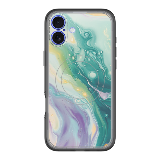 Slim Protection Premium Case with MagSafe［ Color Rain - Original - Dusky Forest ］