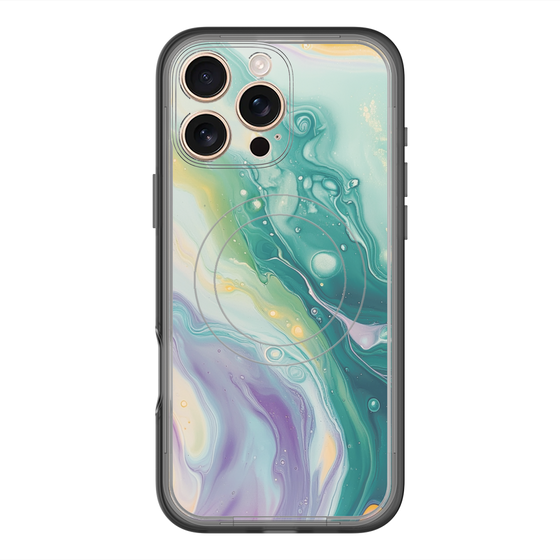 Slim Protection Premium Case with MagSafe［ Color Rain - Original - Dusky Forest ］
