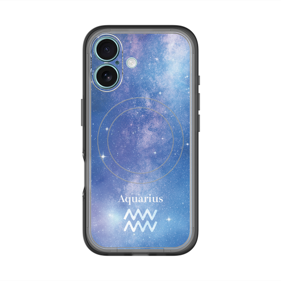 Slim Protection Premium Case with MagSafe［ STARRY SIGNS - Original - Aquarius ］