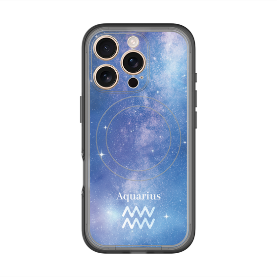 Slim Protection Premium Case with MagSafe［ STARRY SIGNS - Original - Aquarius ］