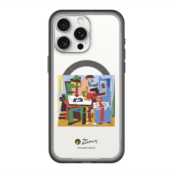 Slim Protection Premium Case with MagSafe［ PICASSO - Three Musicians ］