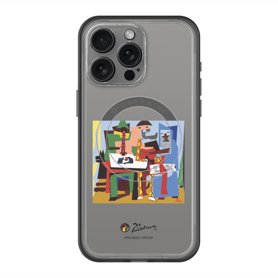 Slim Protection Premium Case with MagSafe［ PICASSO - Three Musicians ］