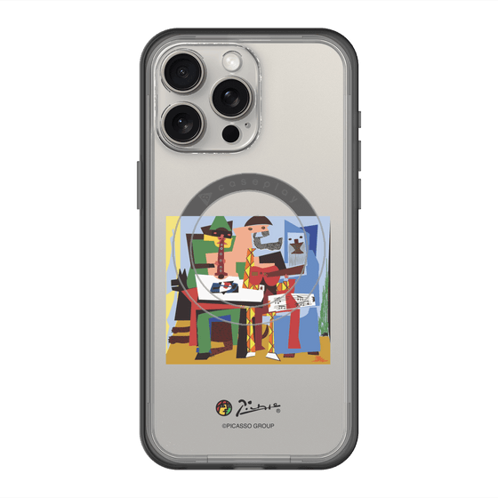 Slim Protection Premium Case with MagSafe［ PICASSO - Three Musicians ］