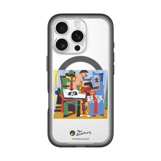 Slim Protection Premium Case with MagSafe［ PICASSO - Three Musicians ］