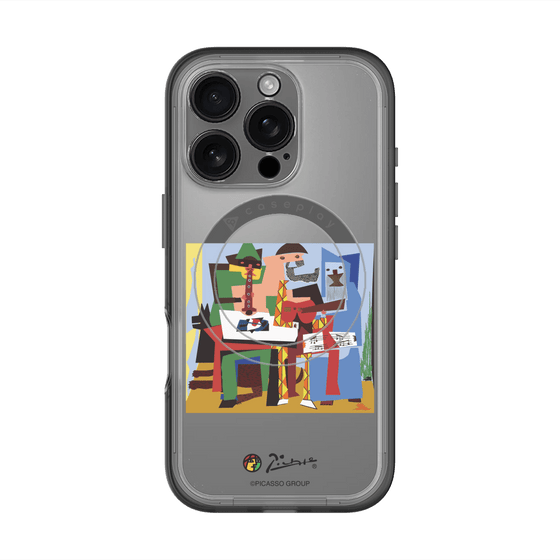 Slim Protection Premium Case with MagSafe［ PICASSO - Three Musicians ］