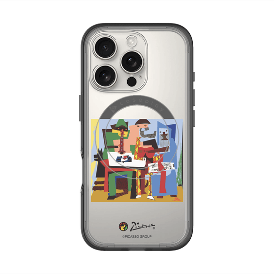Slim Protection Premium Case with MagSafe［ PICASSO - Three Musicians ］