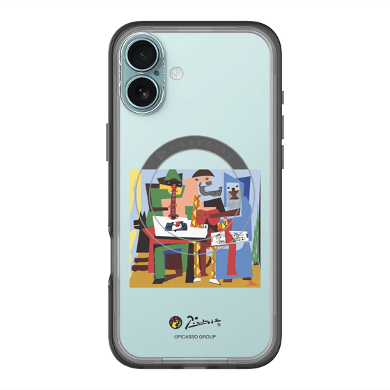 Slim Protection Premium Case with MagSafe［ PICASSO - Three Musicians ］
