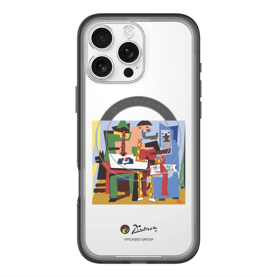 Slim Protection Premium Case with MagSafe［ PICASSO - Three Musicians ］