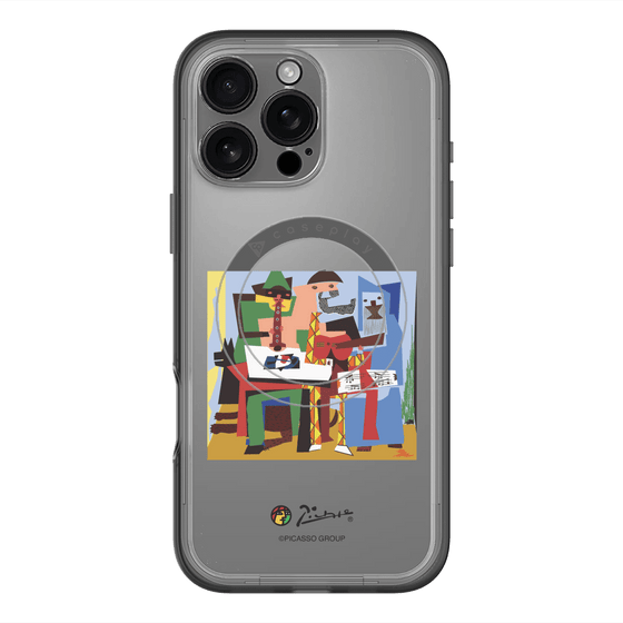 Slim Protection Premium Case with MagSafe［ PICASSO - Three Musicians ］