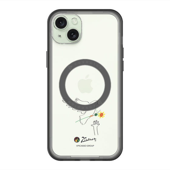 Slim Protection Premium Case with MagSafe［ PICASSO - Dove of Peace ］