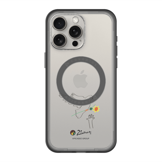Slim Protection Premium Case with MagSafe［ PICASSO - Dove of Peace ］