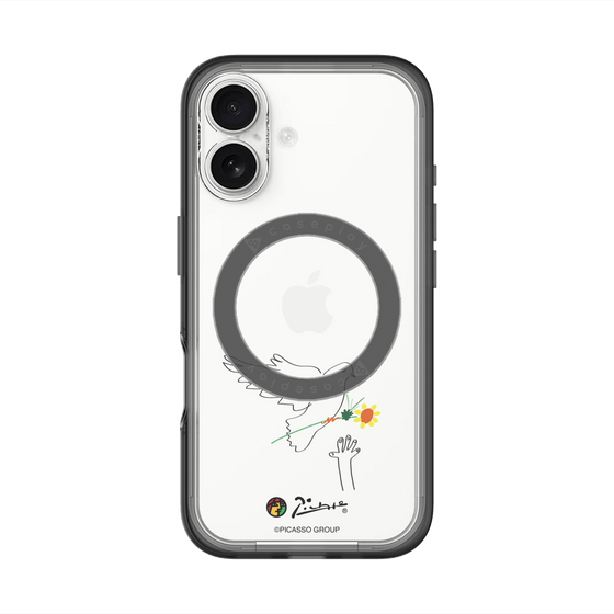Slim Protection Premium Case with MagSafe［ PICASSO - Dove of Peace ］