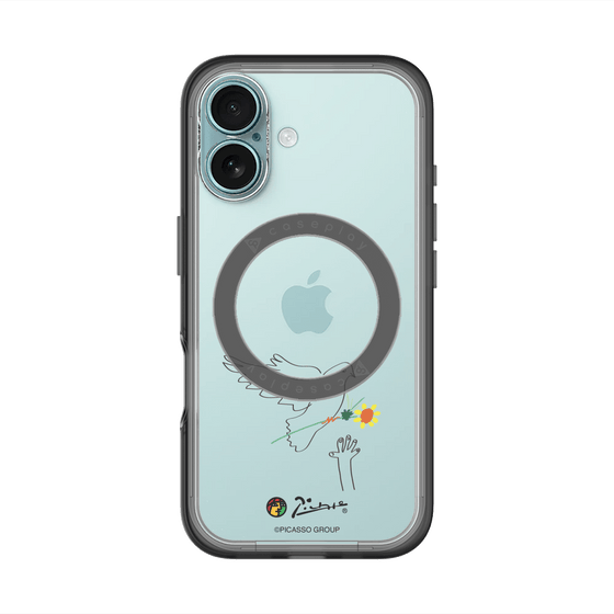 Slim Protection Premium Case with MagSafe［ PICASSO - Dove of Peace ］