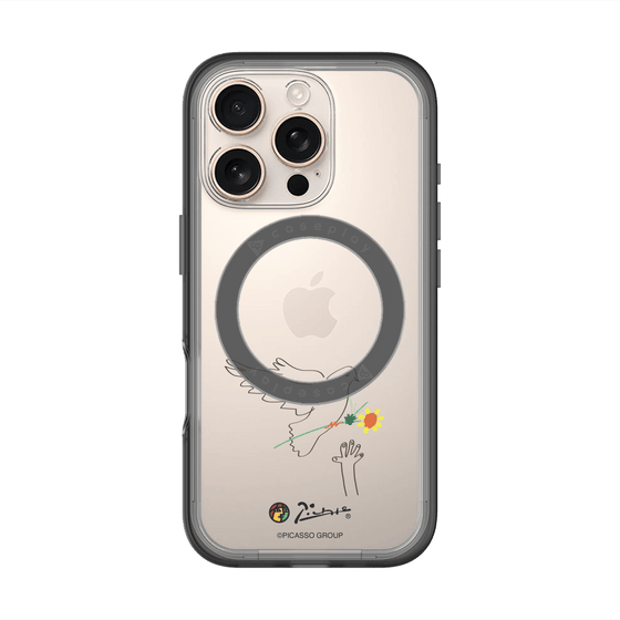 Slim Protection Premium Case with MagSafe［ PICASSO - Dove of Peace ］