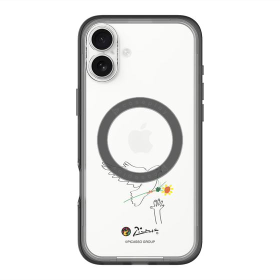 Slim Protection Premium Case with MagSafe［ PICASSO - Dove of Peace ］