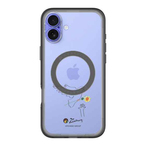 Slim Protection Premium Case with MagSafe［ PICASSO - Dove of Peace ］